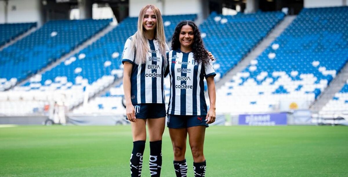 Rayadas, Lourdes Bosch, Alexandra Godínez, presentación, Estadio BBVA, refuerzos, Amandine Miquel