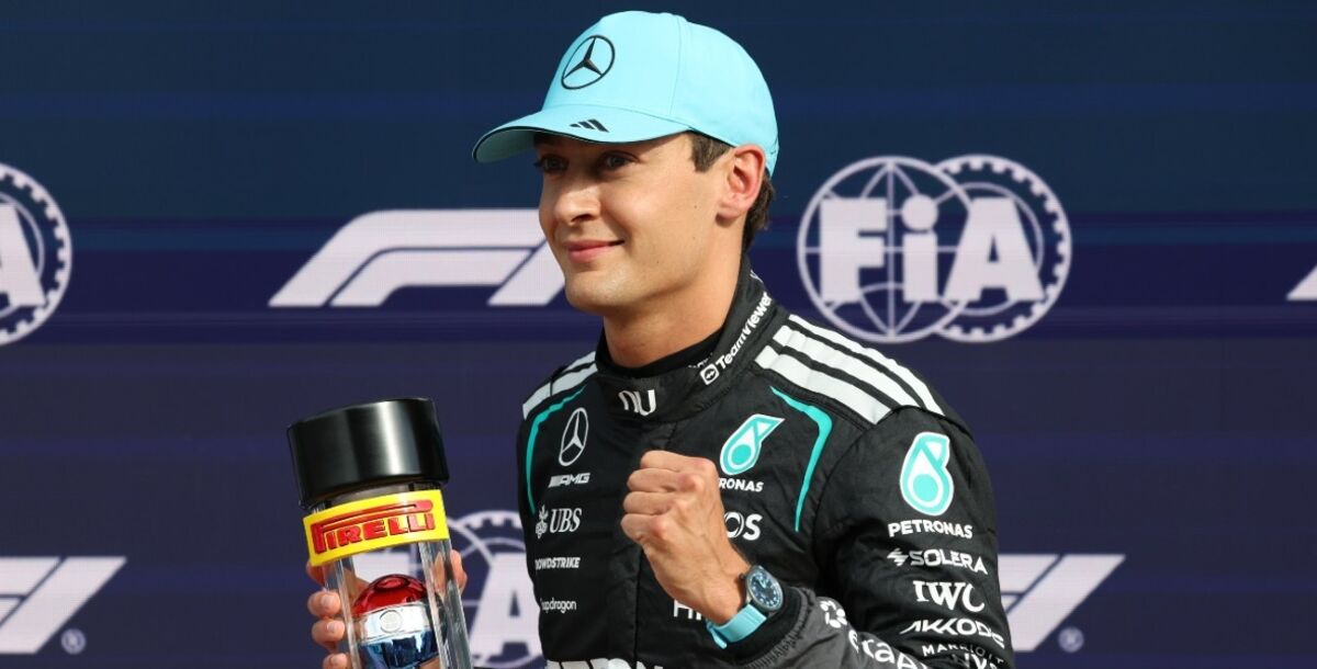 George Russell, pole position, carrera sprint, sprint qualy, GP Países Bajos, Fórmula 1, Sergio Pérez