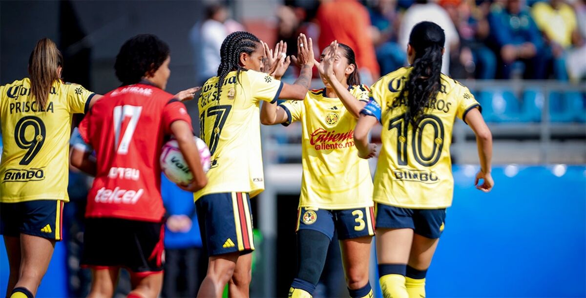 america femenil, xolos de tijuana, en vivo, minuto a minuto, resultado, goles, jornada 5