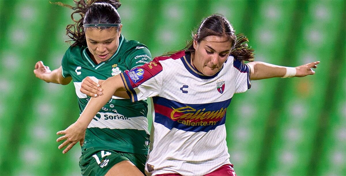 Santos, Atlante, Guerreras, Liga Femenil, Apertura 2026, Jornada 5, Estadio Corona, crónica, resultado, goles