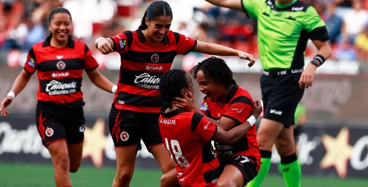 Xolos Femenil, Tijuana, Pachuca, Tuzas, San Luis Femenil, Necaxa, Centellas, Liga Femenil, jornada 6