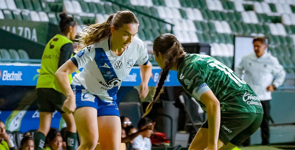 León, Puebla, La Fiera, La Franja, Liga Femenil, Apertura 2026, Jornada 6, Estadio León, crónica, resultado, goles