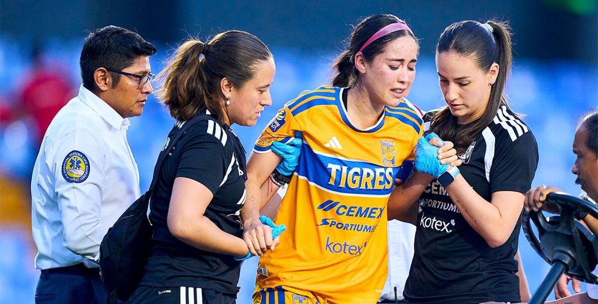 Greta Espinoza, lesión, rodilla, Tigres Femenil, Santos, defensa, Liga Femenil
