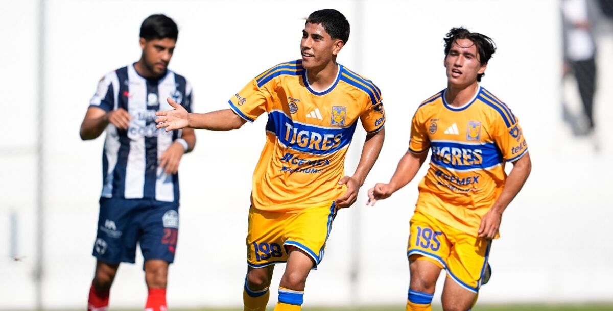 Tigres Sub 21 vs Rayados Sub 21, Clásico Regio Sub 21, El Barrial, resultado, remontada, Isac Galván y Gustavo Wood, Aldo Patricio De Nigris