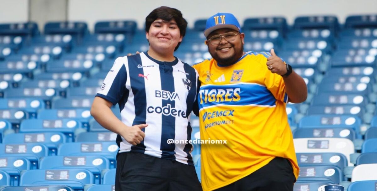 clasico regio, rayados, tigres, estadio bbva, ambiente, color, aficion, hinchas, caravanas