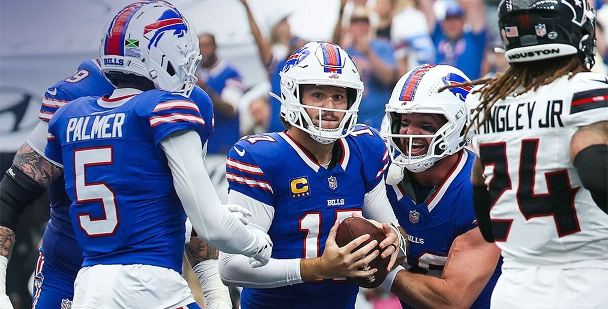 NFL, Bills, Texans, Josh Allen, C.J. Stroud, Falcons, Steelers, T.J. Watt, Mike McCarthy, Buccaneers, Bengals, Joe Burrow, Lions, Saints, crónica, resultado