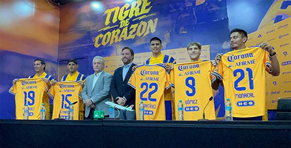 Tigres, presentación, refuerzos, Mauro Lainez, Alan Franco, Guillermo Martínez, Emiliano Gómez, Ricardo Monreal