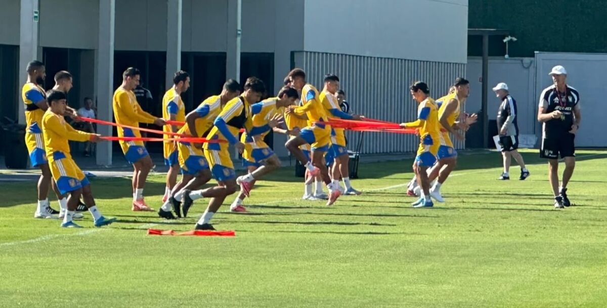 Tigres, bajas, Juárez, Bravos, Diego Lainez, Jesús Garza, entrenamiento, Victor Manuel Vucetich, posible debut, Jaidyn Contreras