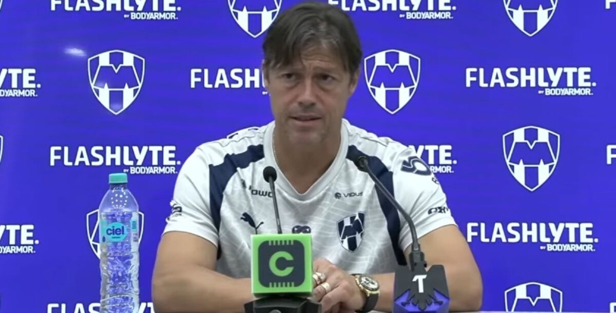 Matías Almeyda, director técnico, Rayados, conferencia de prensa, jornada 9, Cruz Azul, Estadio BBVA, sumar, conseguir puntos, regla de menores, exigencia, título