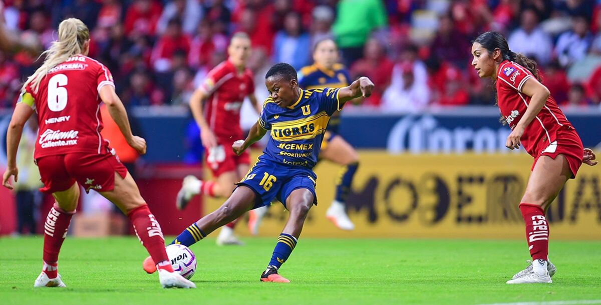 Thembi Kgatlana, Toluca, Tigres Femenil, Liga Femenil, Apertura 2026, Jornada 8, póker de goles