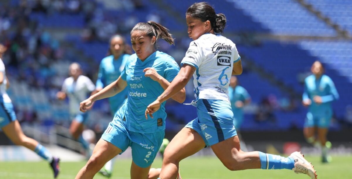 Rayadas, Puebla Femenil, La Franja, jornada 9, Liga Femenil, previa, Alice Soto, Amandine Miquel