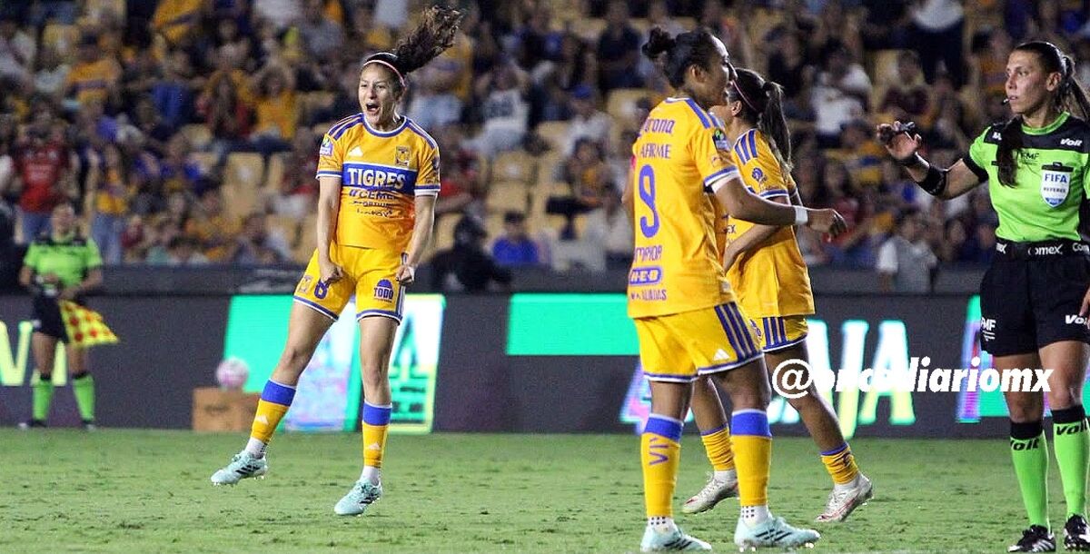 Tigres Femenil, Atlético de San Luis, Liga Femenil, Apertura 2026, Jornada 9, Estadio Universitario, crónica, resultado, goles