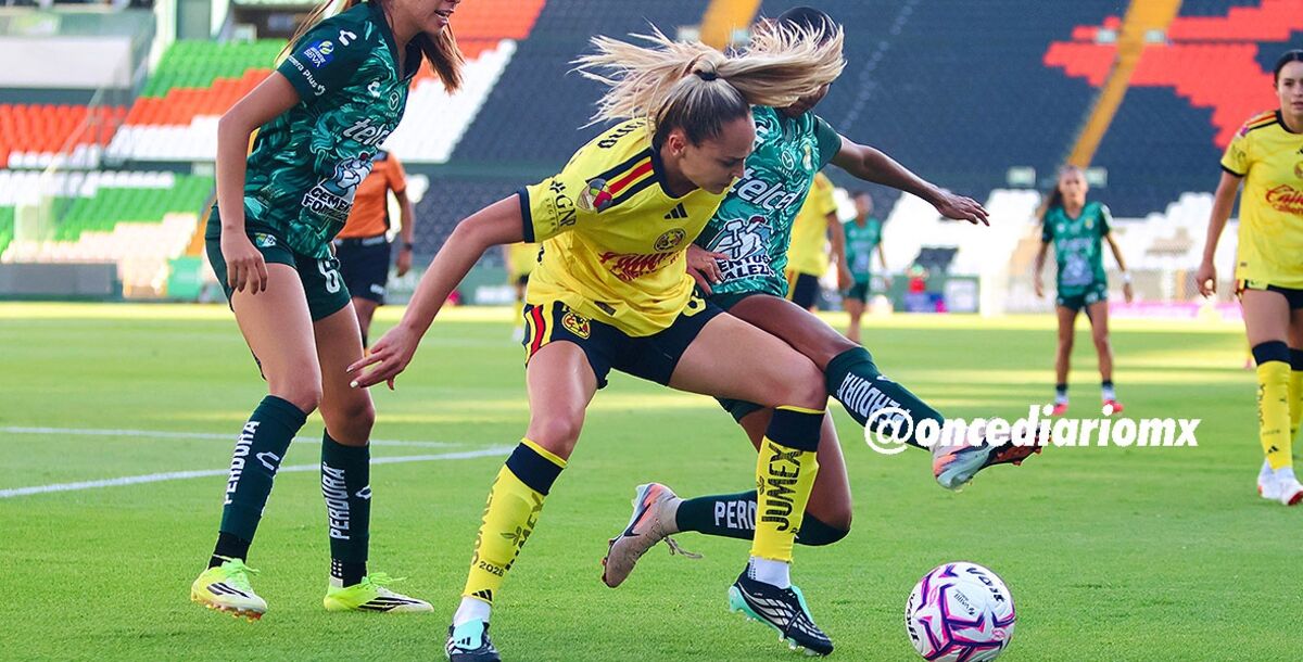 León, América, La Fiera, Águilas, Liga Femenil, Apertura 2026, Jornada 9, Estadio Nou Camp, crónica, resultado, goles
