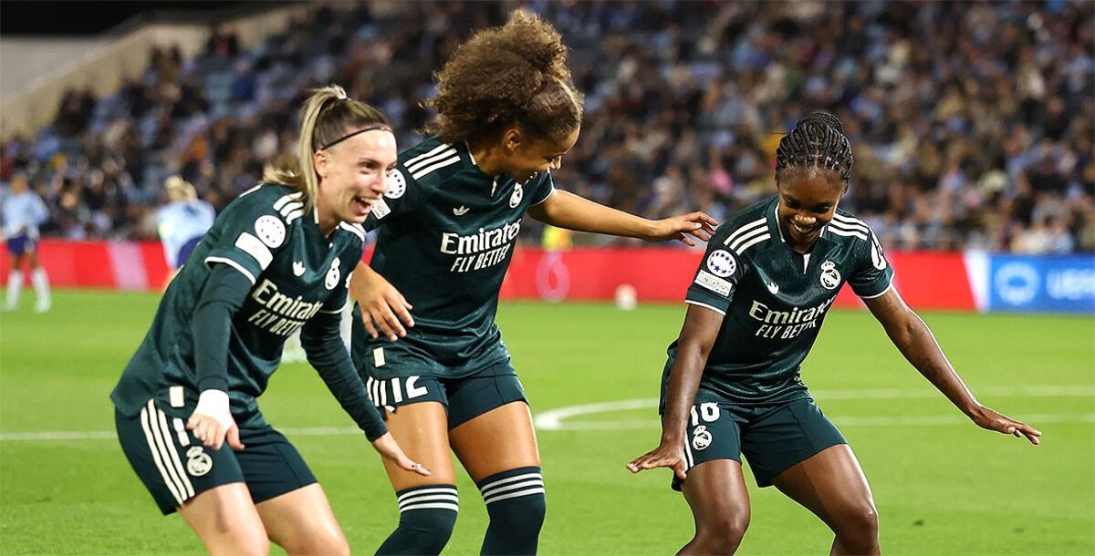 UEFA Women’s Champions League, Manchester City, Real Madrid, Linda Caicedo, Khadija Shaw, crónica, resultado, goles