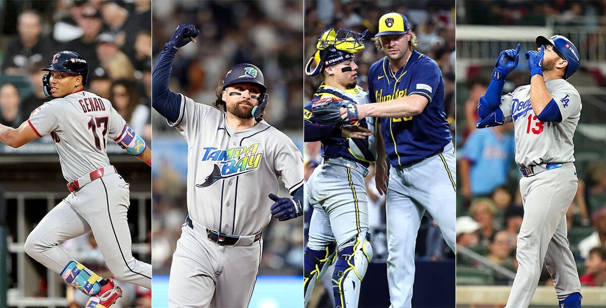 Beisbol, Grandes Ligas, MLB, Playoffs, Postemporada, Liga Americana, Liga Nacional, Guardianes, Medias Blancas, Rays, Yanquis, Dodgers, Bravos, Cerveceros, Padres, crónica, resultados