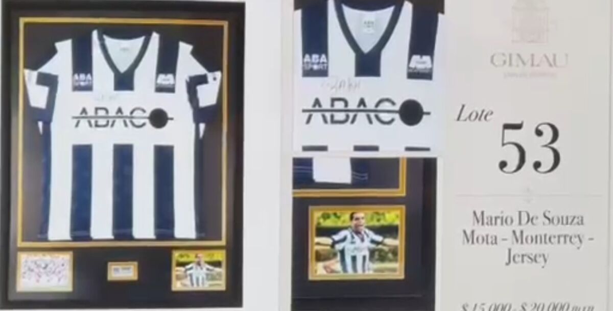 subasta Tesoros Deportivos GIMAU, subasta Mateo Bravo Bahia, GIMAU Casa de Subastas articulos deportivos, subasta camisetas de coleccion, Rayados, Tigres