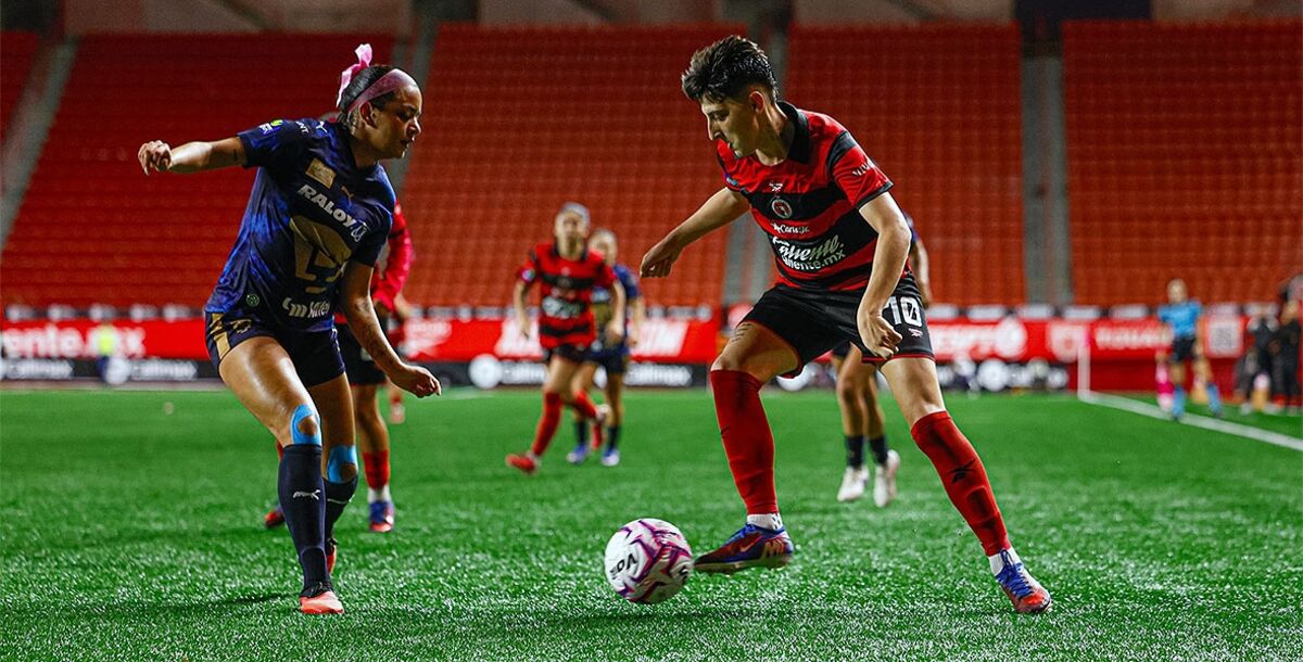 Xolos, Pumas, Tijuana, Club Universidad, Liga Femenil, Apertura 2026, Jornada 12, Estadio Caliente, crónica, resultado, goles