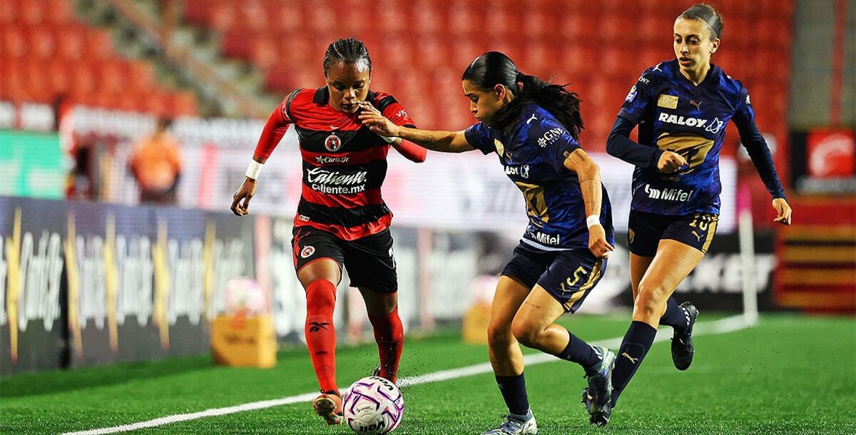 Xolos, Pumas, Tijuana, Club Universidad, Liga Femenil, Apertura 2026, Jornada 12, Estadio Caliente, crónica, resultado, goles