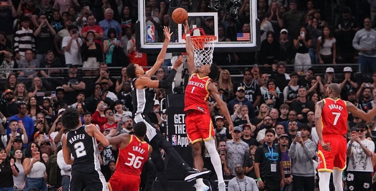 Houston Rockets, Amen Thompson, San Antonio Spurs, Victor Wembanyama, Boston Celtics, Jayson Tatum, NBA, resultados