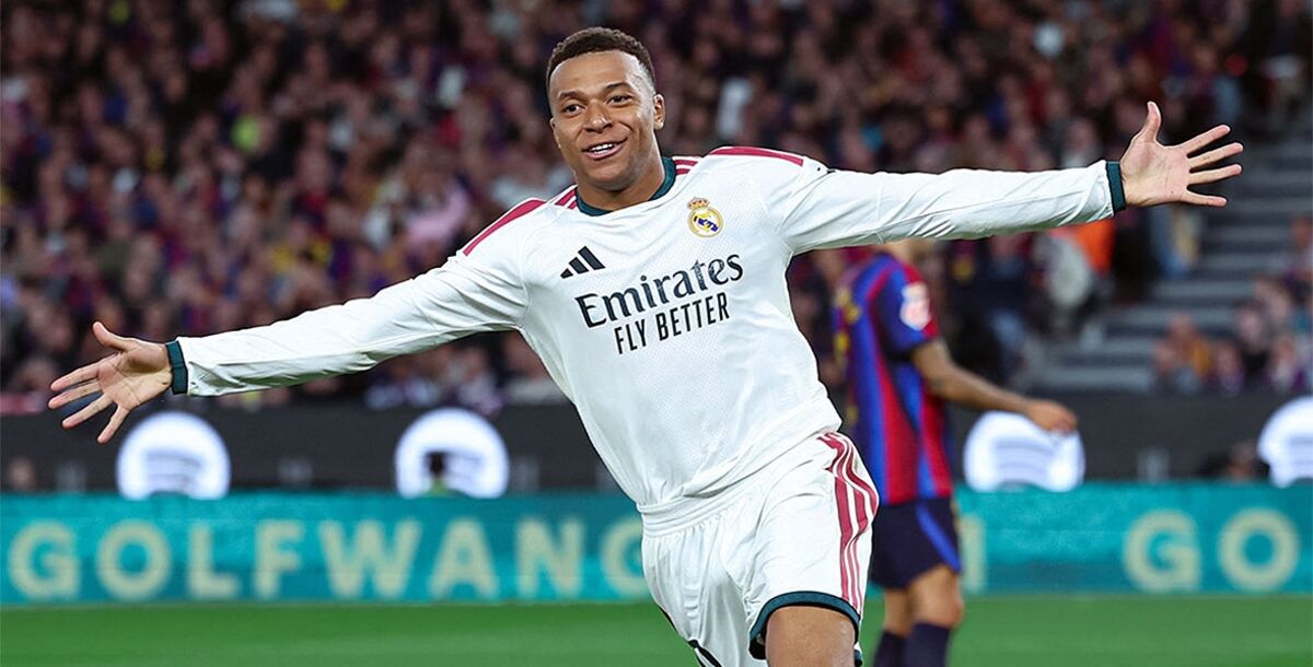 LaLiga, El Clásico, Barcelona, Real Madrid, Kylian Mbappé, Raphinha, crónica, resultado, goles