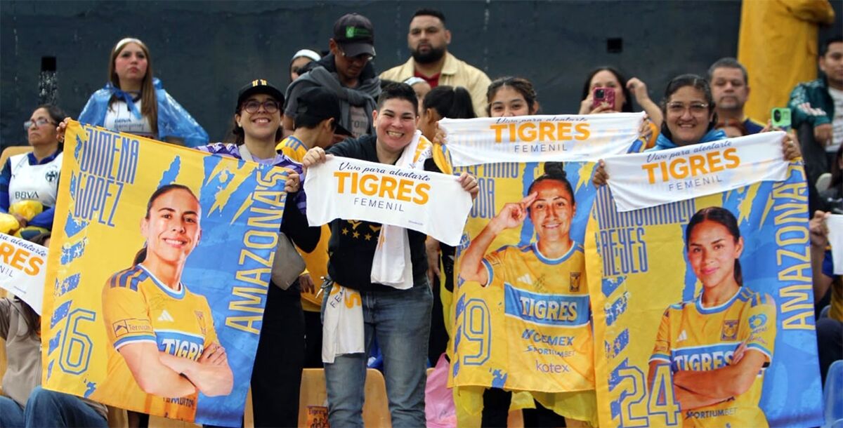 Tigres Femenil, Rayadas, color, aficionados, Clásico Nacional Femenil, Liga Femenil, Apertura 2026, Jornada 12, Estadio Universitario