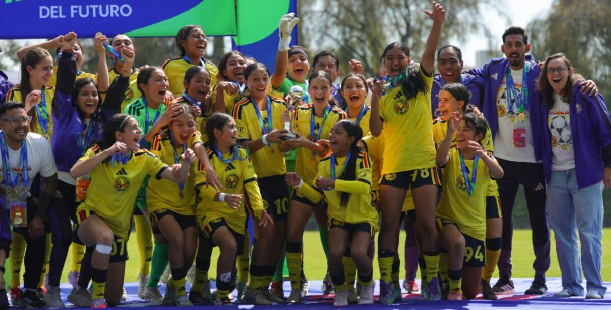 America Femenil Sub 16 campeon, Copa Historias del Futuro primera edicion, America Femenil vs Rayadas Sub 16 final, Instalaciones FMF torneo femenil