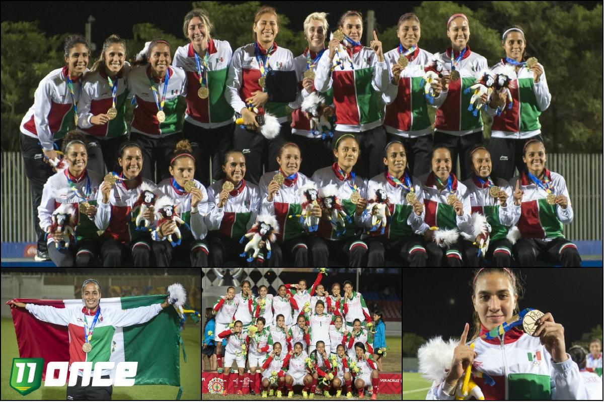 Carolina Jaramillo Nayeli Rangel Greta Espinoza Selección Mexicana Femenil Juegos Centroamericanos y del Caribe