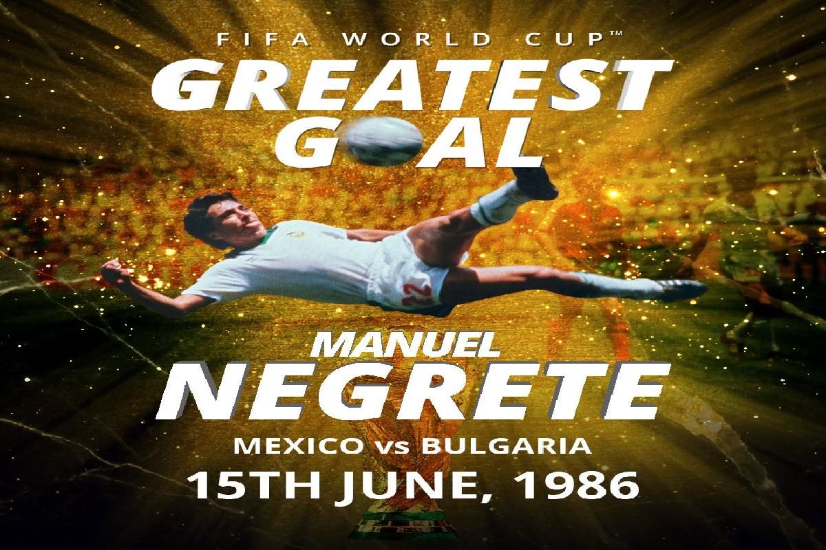 Futbol Mundial 1986 Mexico 1986 Manuel Negrete Diego Maradona James Rodríguez Gol más bello en los Mundiales México Argentina Colombia