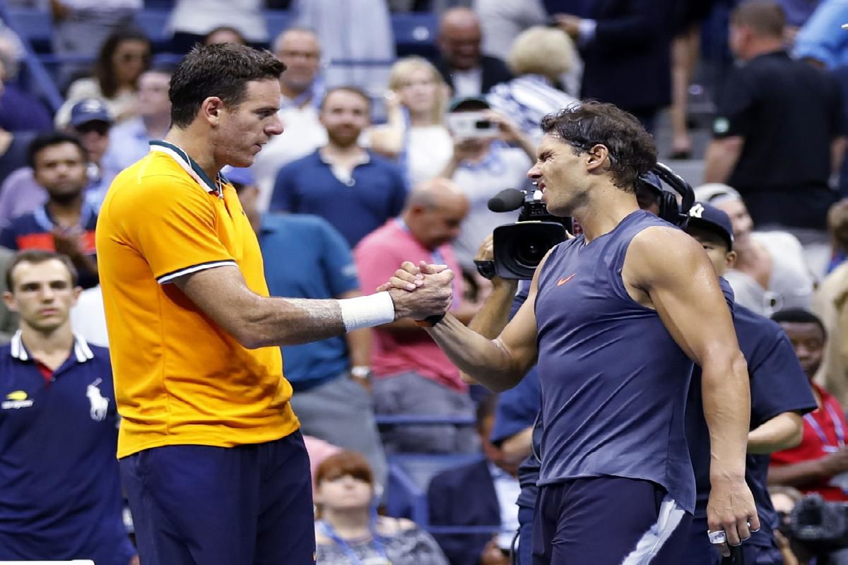 Juan Martin del Potro Rafael Nadal US Open Abierto de los Estados Unidos Semifinal