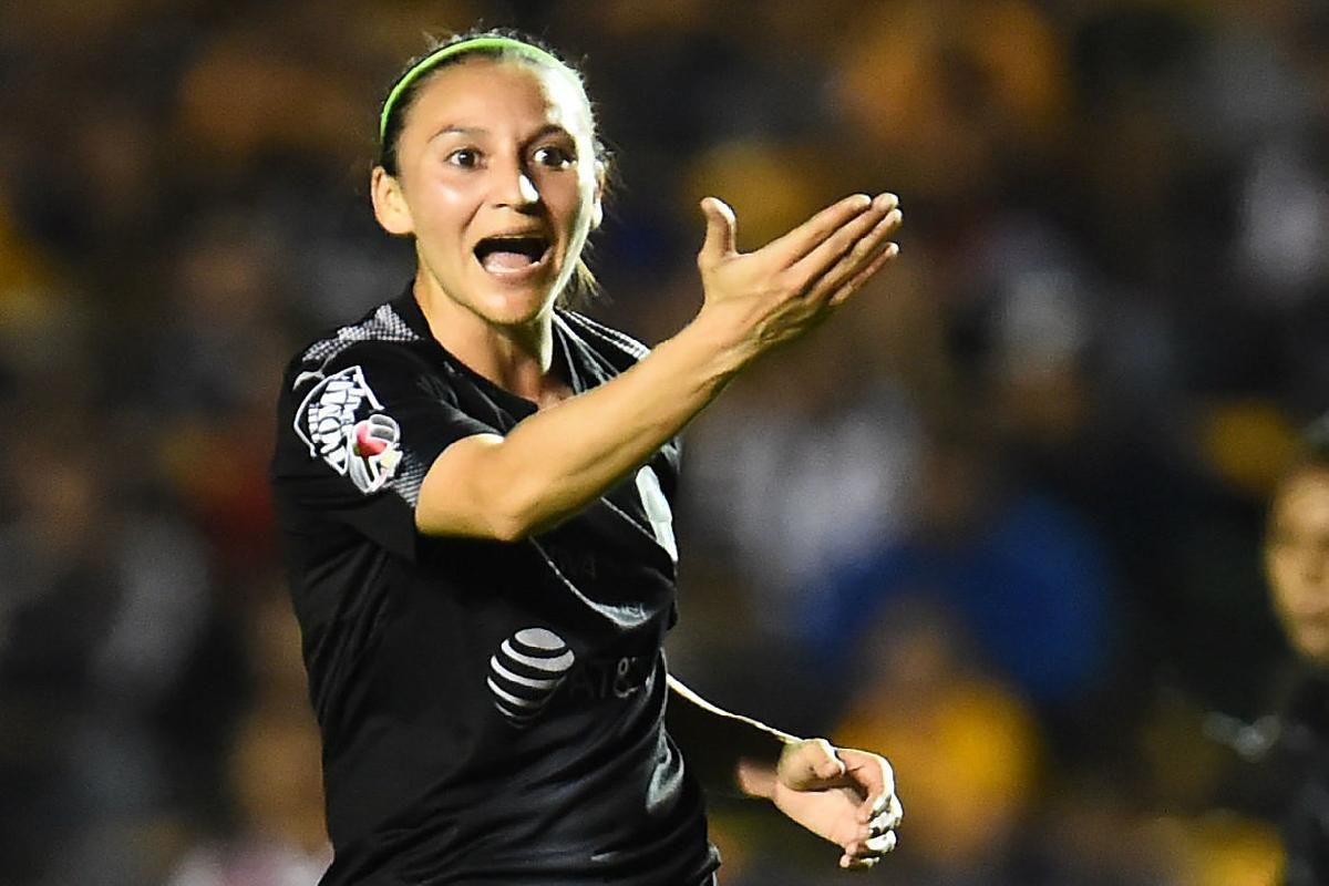 Rayadas Monterrey Dinora Garza Tarjeta Roja Necaxa Femenil Jornada 11 Apertura 2018 Liga MX Femenil