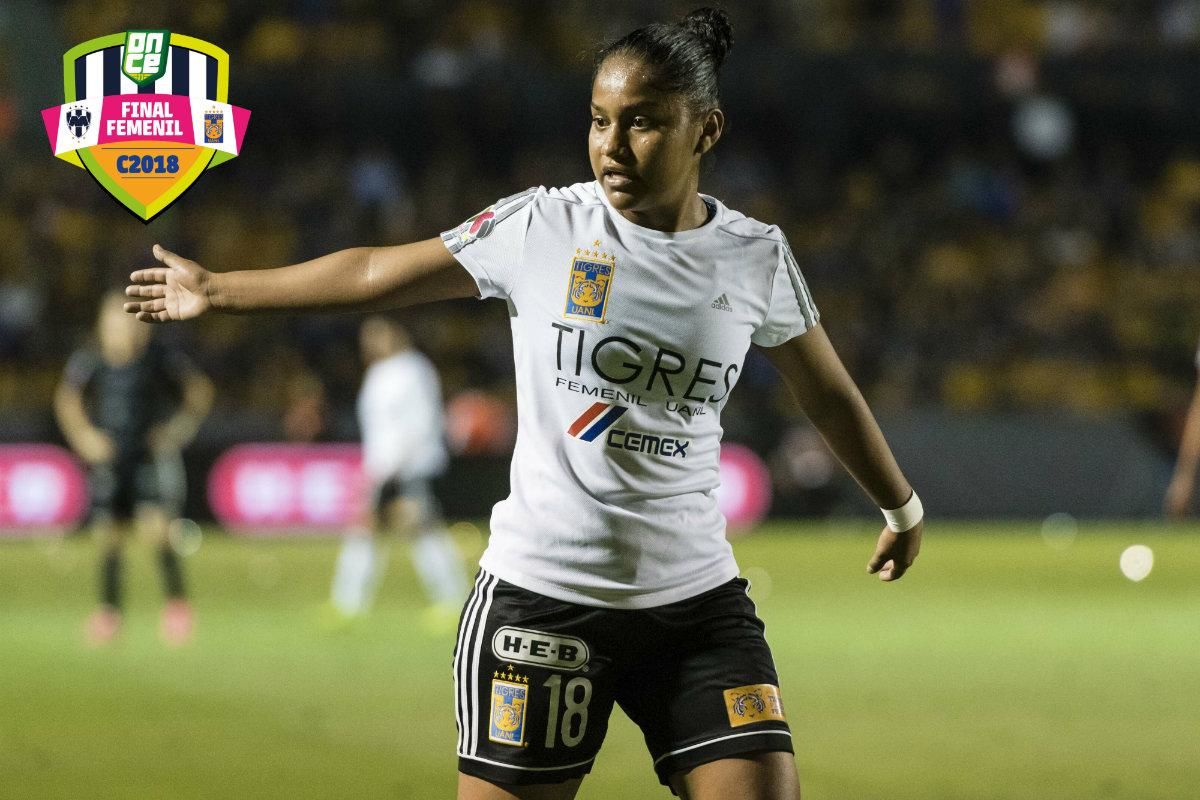 Belén Cruz Tigres Femenil Liga MX Femenil Rayadas Monterrey Clausura 2018
