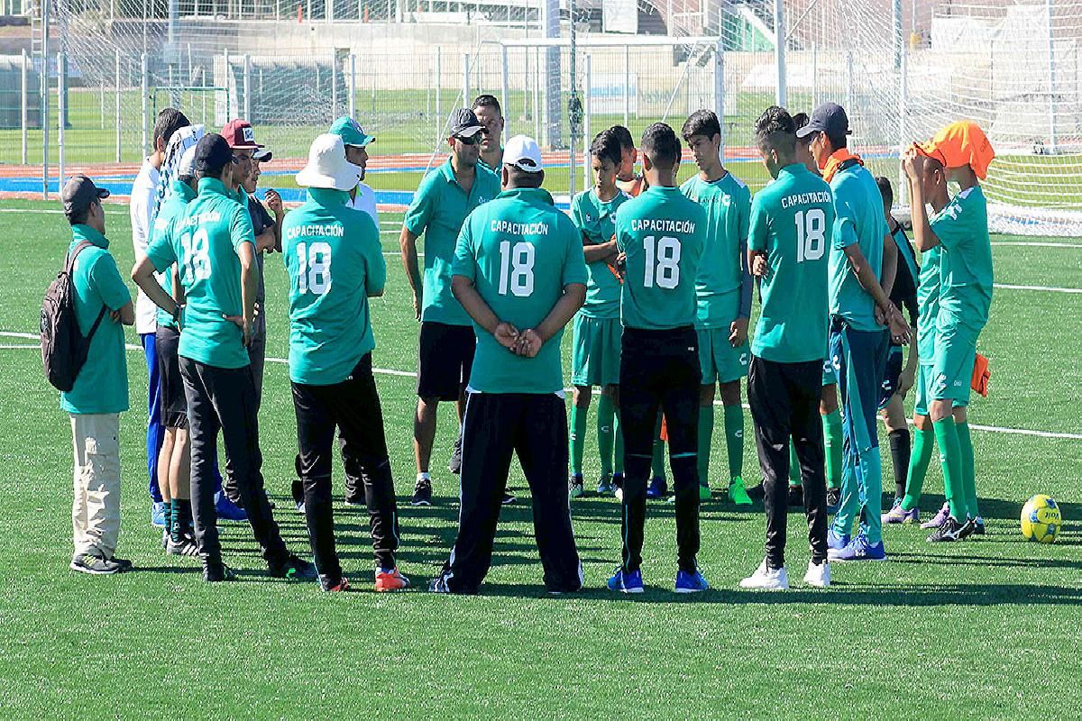 Santos Fuerzas Básicas Guerreros estadio TSM José Riestra capacitación Academias de Santos Laguna Liga MX