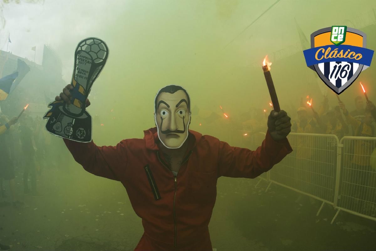 Casa de Papel Tigres Clausura 2018 Liga MX Clásico Regio Jornada 17 Libres y Lokos