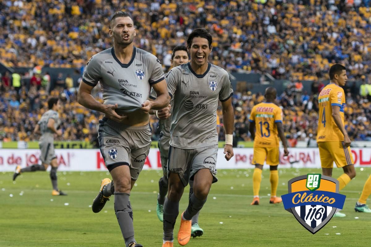 Nicolás Sánchez Rayados Monterrey Tigres Clausura 2018 Clásico 116 Liga MX Jornada 17
