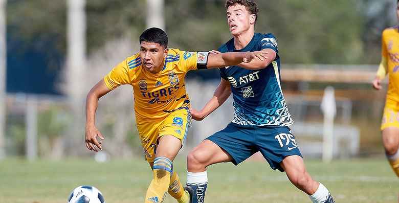 Tigres Sub 18 drew 1-1 with América in the First Quarter