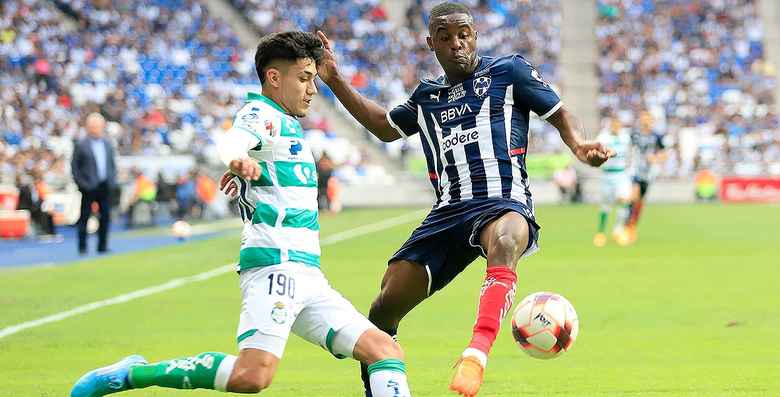 scratched vs.  Santos at the Apertura 2022 in Houston, Texas