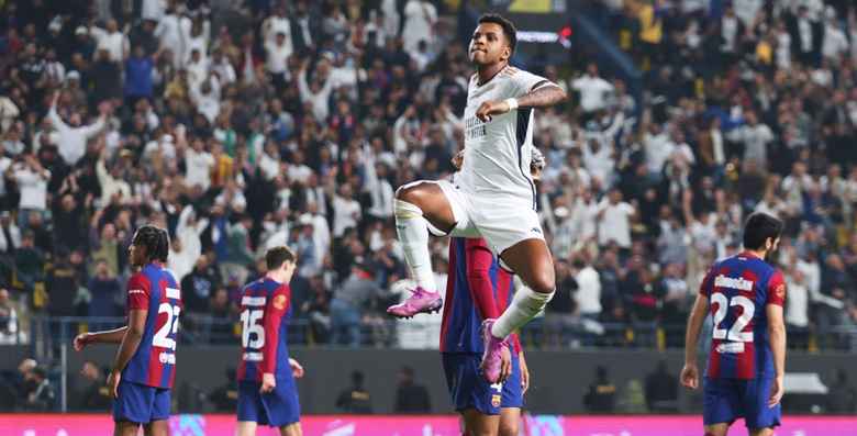 Supercopa de España: Real Madrid venció 4-1 al Barcelona en la Final