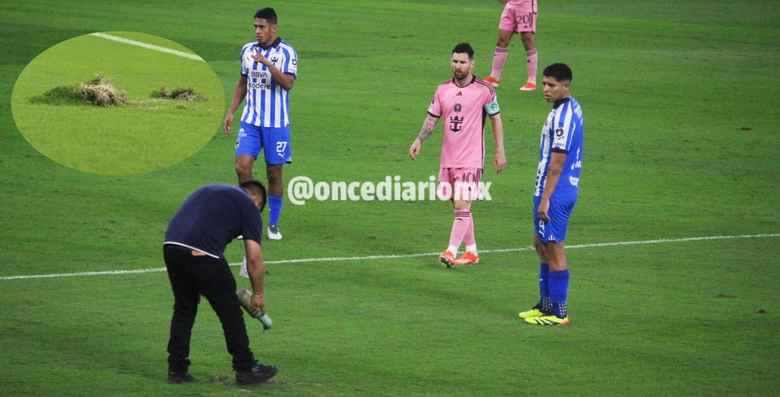 Field Maintenance Issues at BBVA Stadium During Striped vs. Inter Miami Match- April 12, 2024