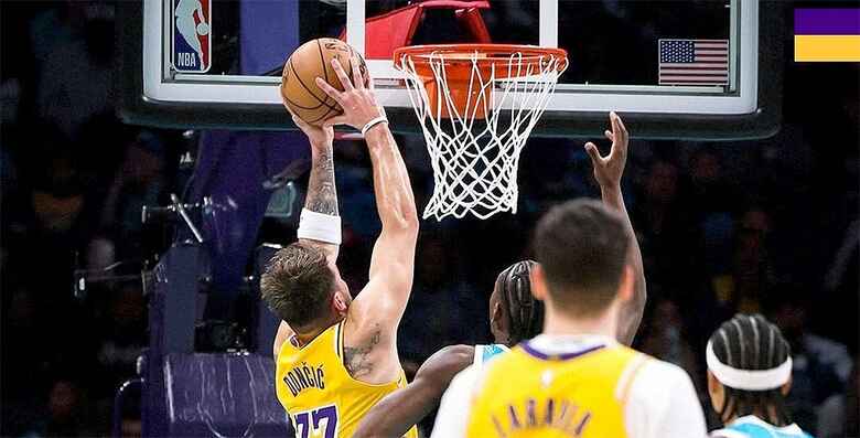 Luka Doncic anotó 38 puntos en la victoria de Lakers por 121-111 sobre ...